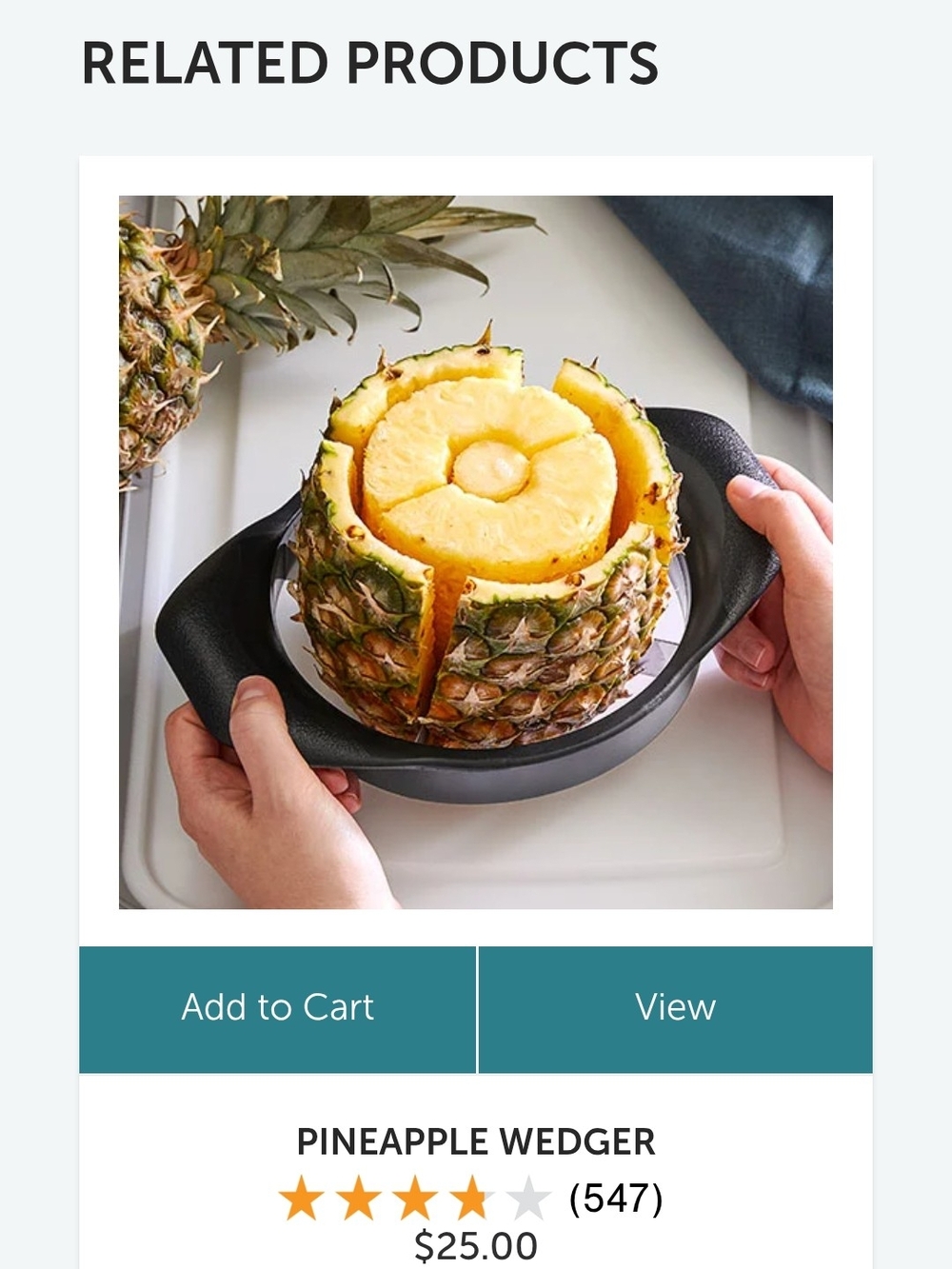 Pineapple Wedger - Black